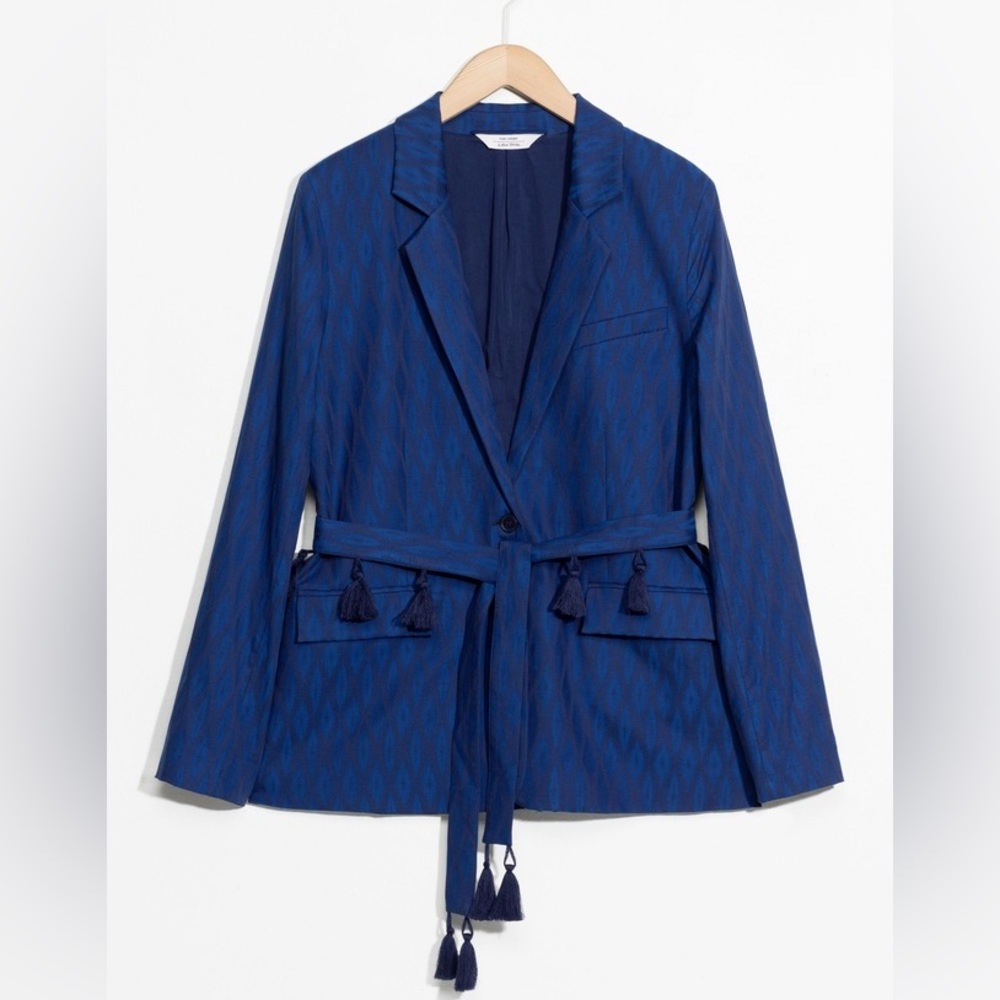 & Other Stories Ikat Jacquard Blazer and Trouser